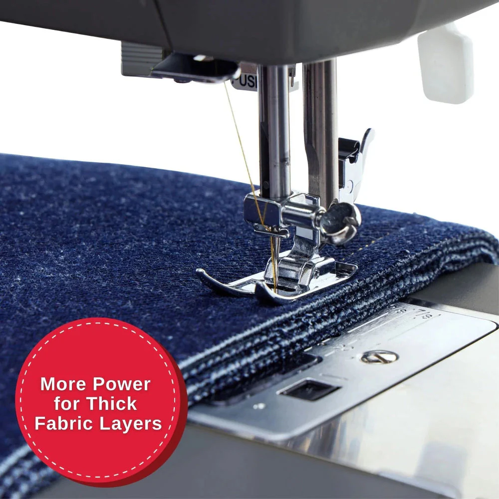 Singer 4411 Heavy Duty Sewing Machine with 69 Stitch Applications - Gray - Image 3