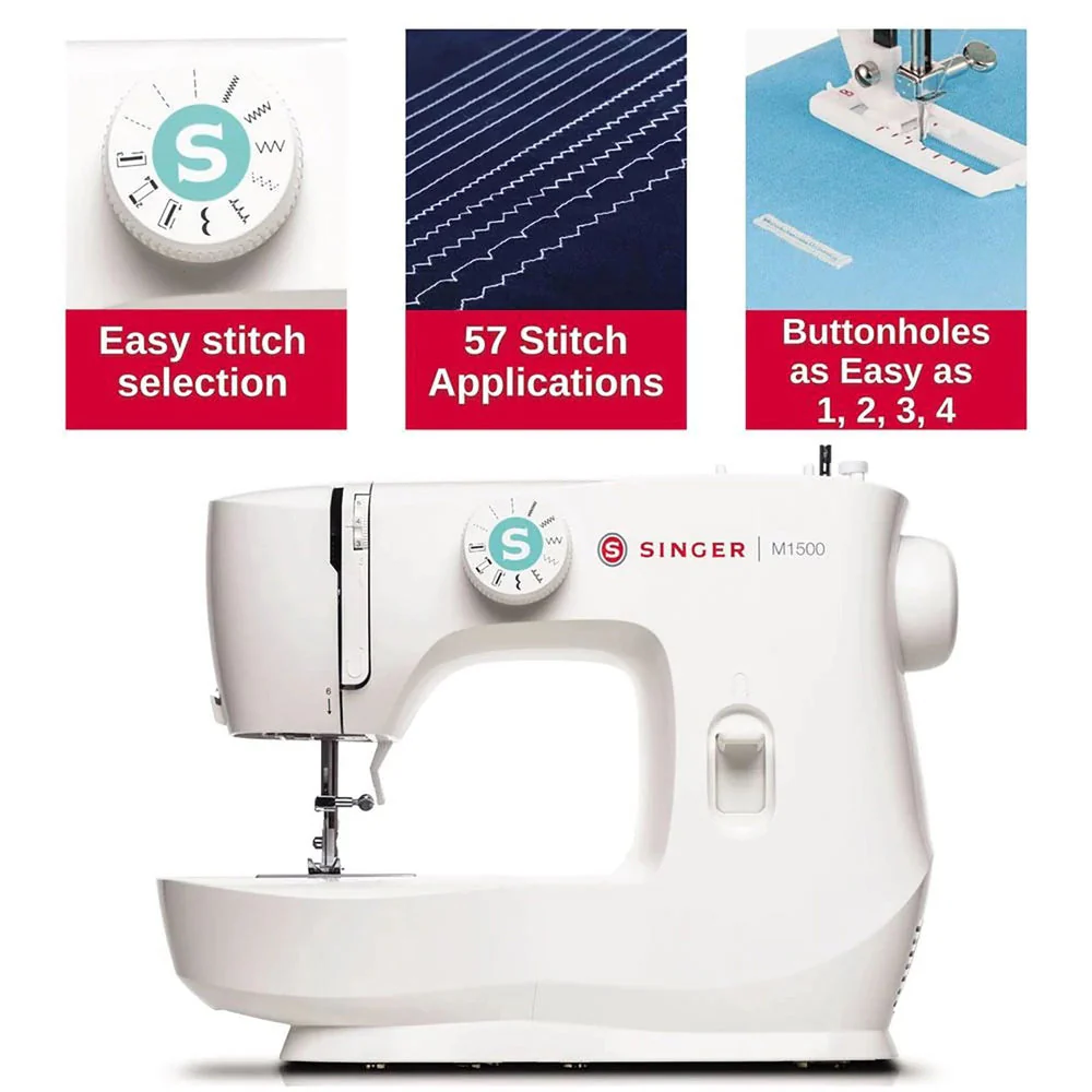 Singer M1500 Sewing Machine - White - Image 3