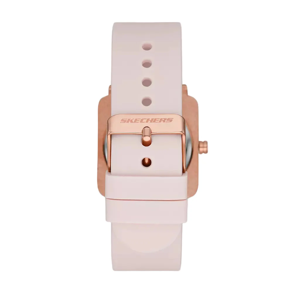 Skechers Calabar Women's 32mm Analog Blush/Pink Strap Watch - Rose Gold Dial - Image 3