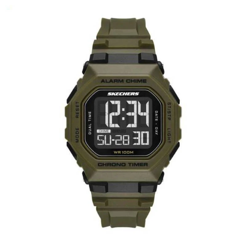 Skechers Men's 45mm Digital Strap Watch - Image 4