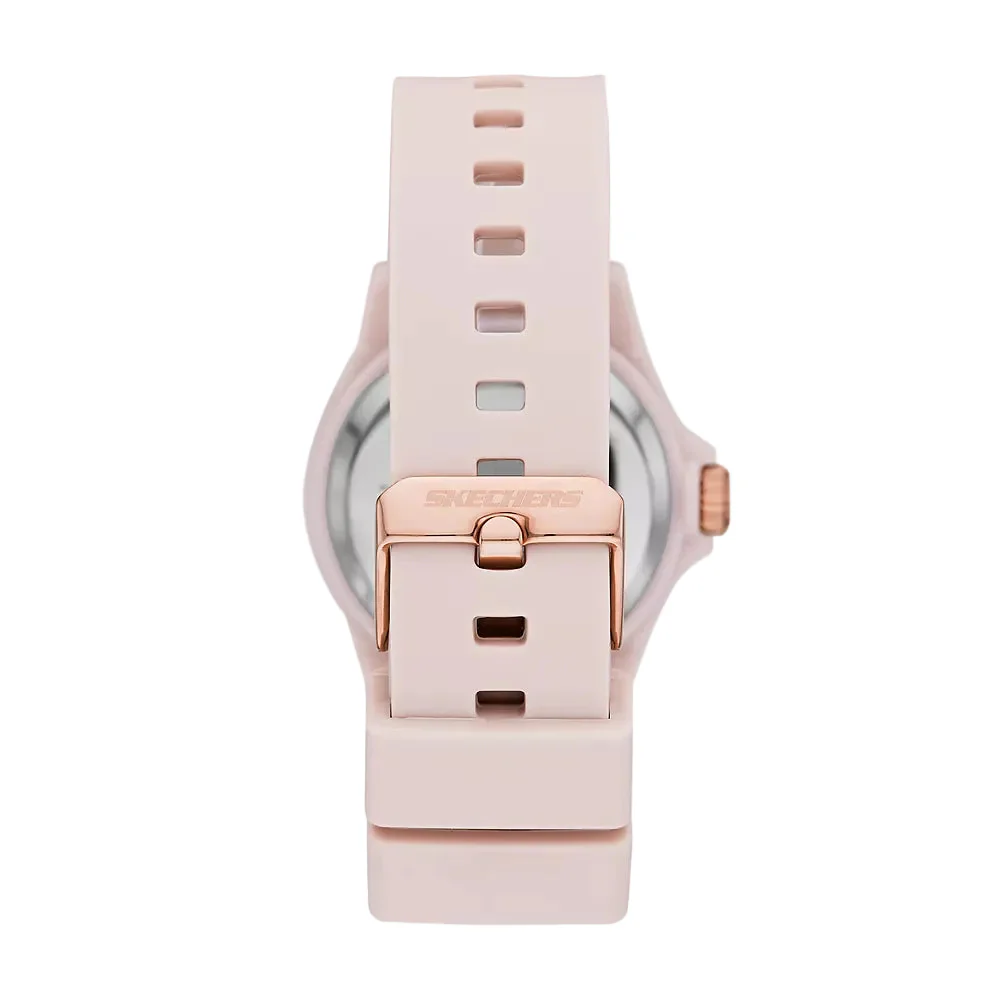 Skechers Rosencrans Women's 40mm Analog Strap Watch - Pink - Image 3