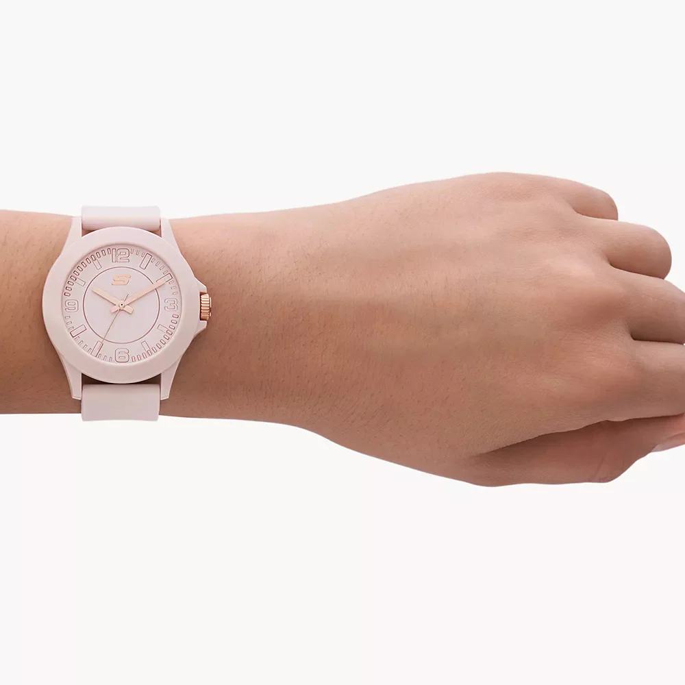 Skechers Rosencrans Women's 40mm Analog Strap Watch - Pink - Image 4
