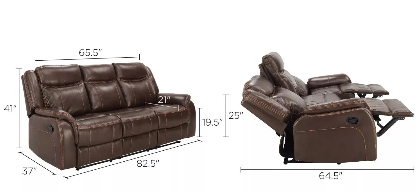 Sofa and Loveseat Recliners by Best Home - Image 4