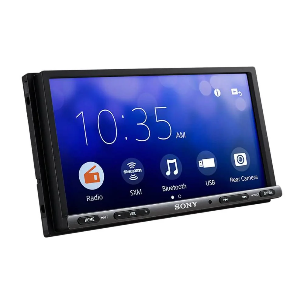 Sony XAV-AX3200 6.95" Bluetooth Media Receiver with CarPlay and Android Auto - Black - Image 2