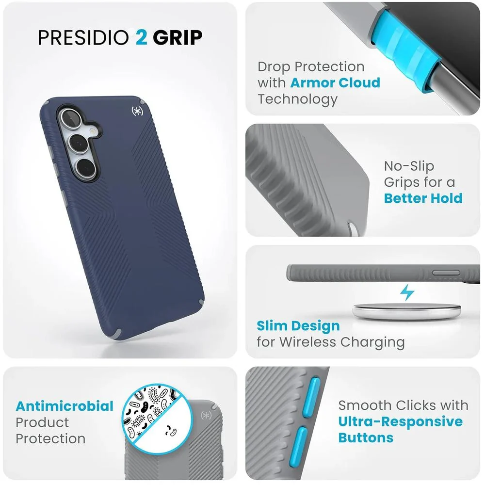 Speck Presidio2 Grip Case for Samsung Galaxy S24 FE - Image 8