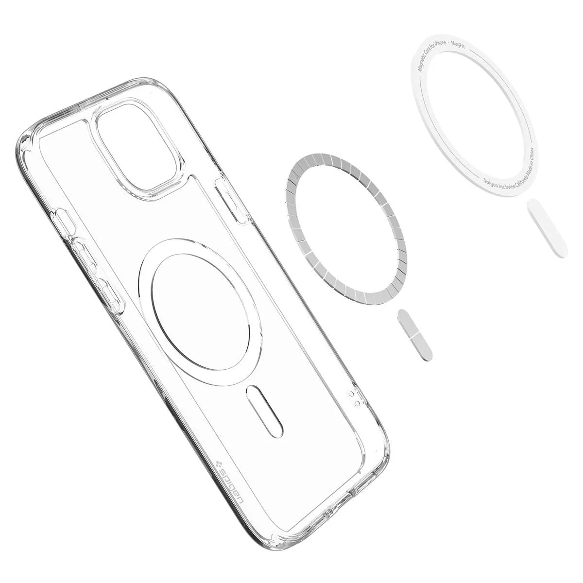 Spigen Crystal Hybrid MagSafe Case for iPhone 15 Plus - Clear - Image 2