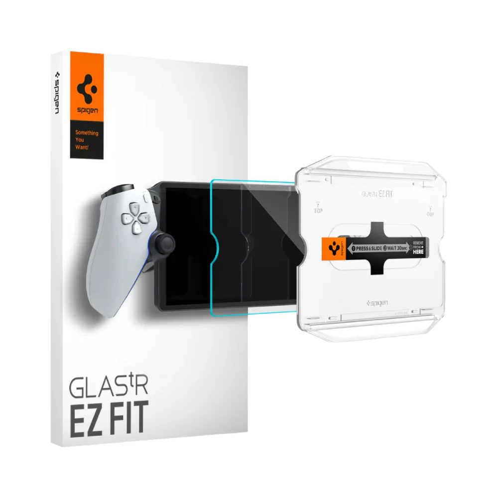Spigen GLAS.tR EZ Fit Screen Protector for PlayStation Portal - Clear - Image 6