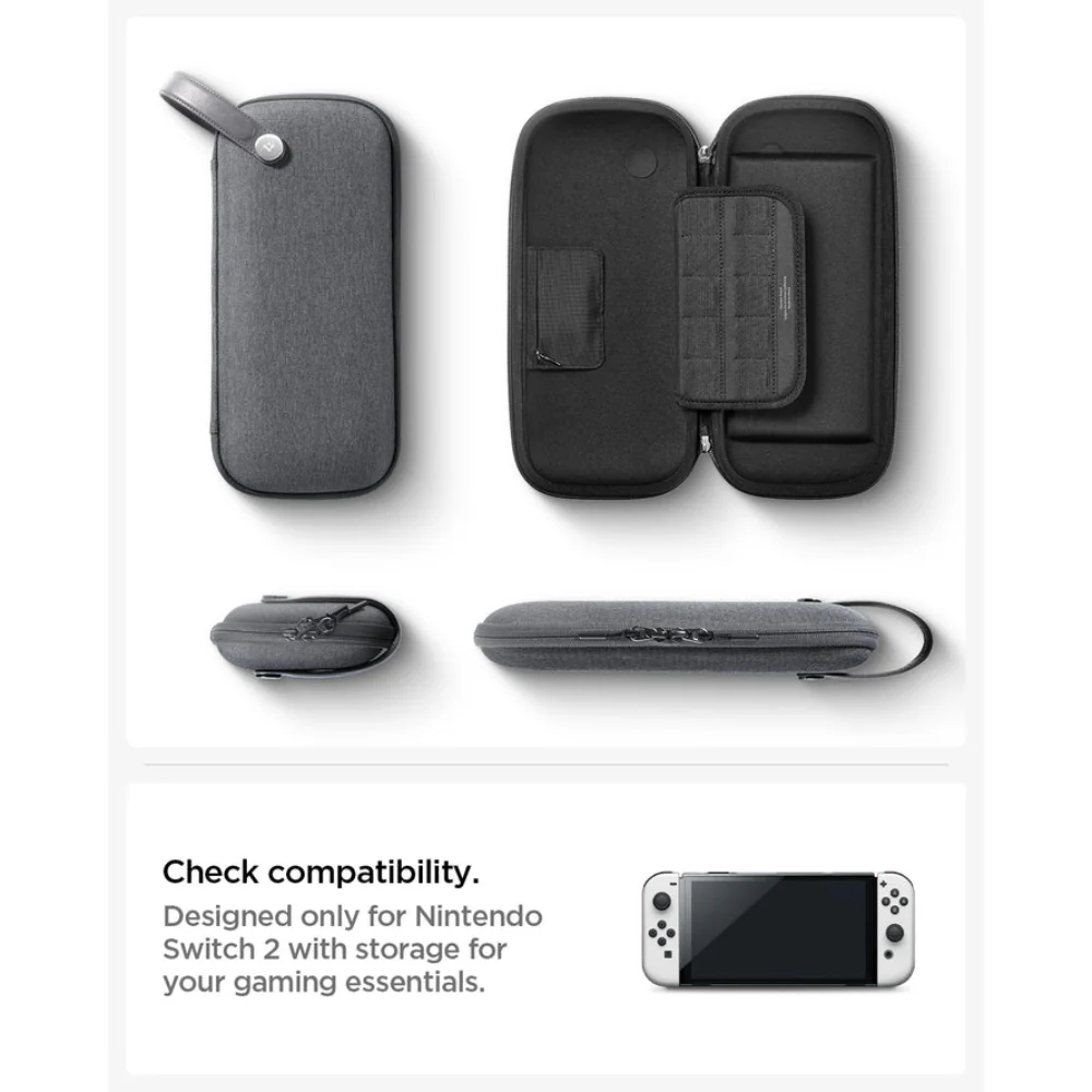 Spigen Klasden Pouch for Nintendo Switch 2 - Gray - Image 10