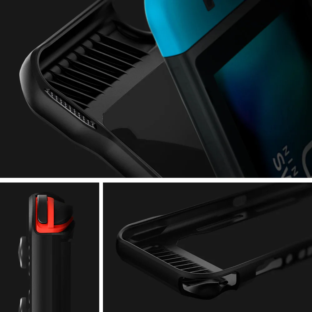 Spigen Rugged Armor Case for Nintendo Switch - Matte Black - Image 10