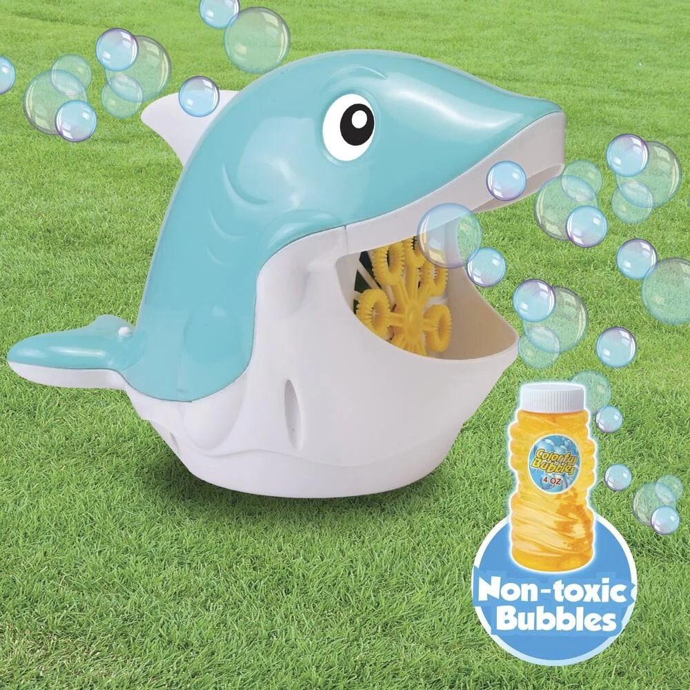 Splash Buddies 5.9" Whale Bubble Maker - Light Blue/White - Image 3