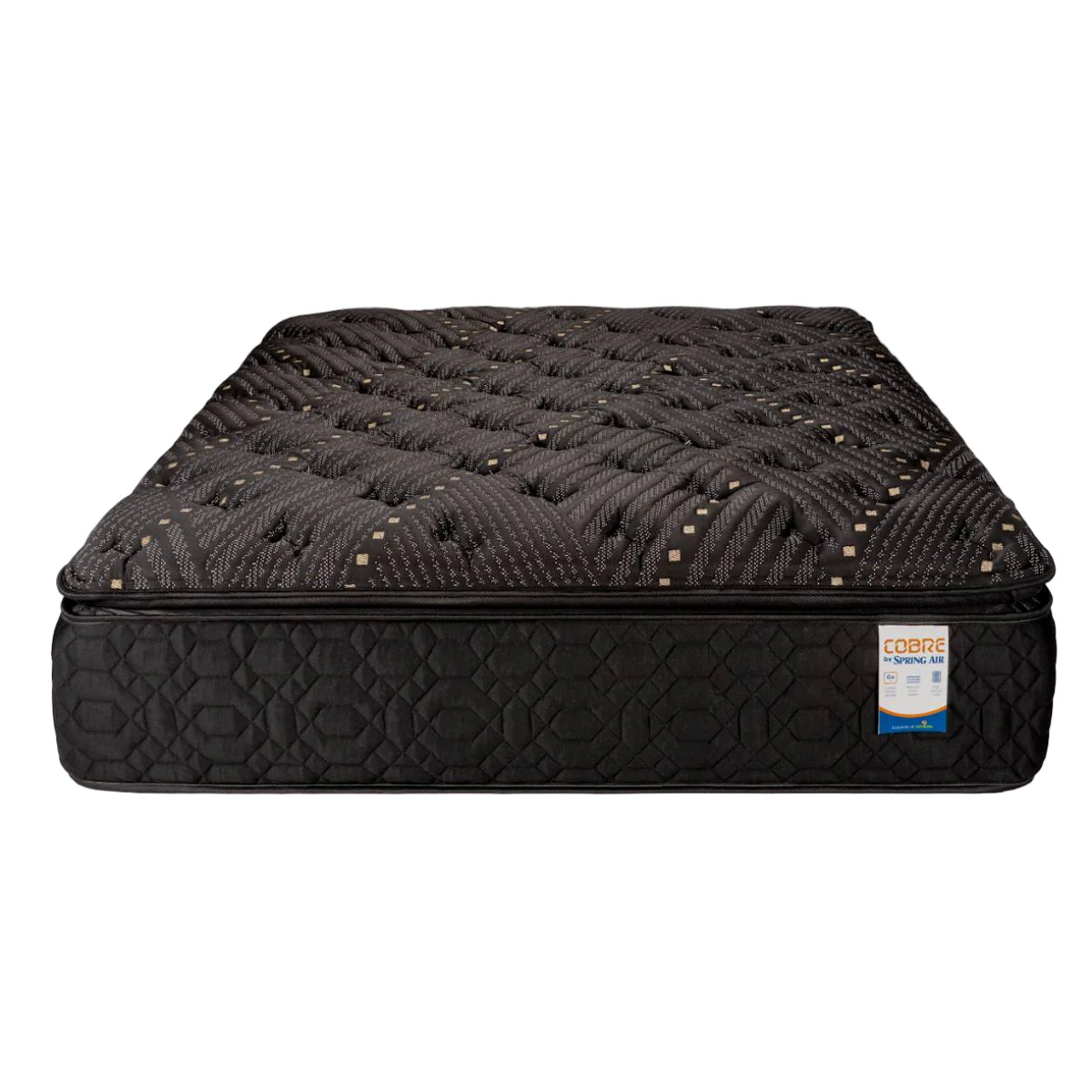 Spring Air Cobre Pillow Top Mattress - Black - Image 4
