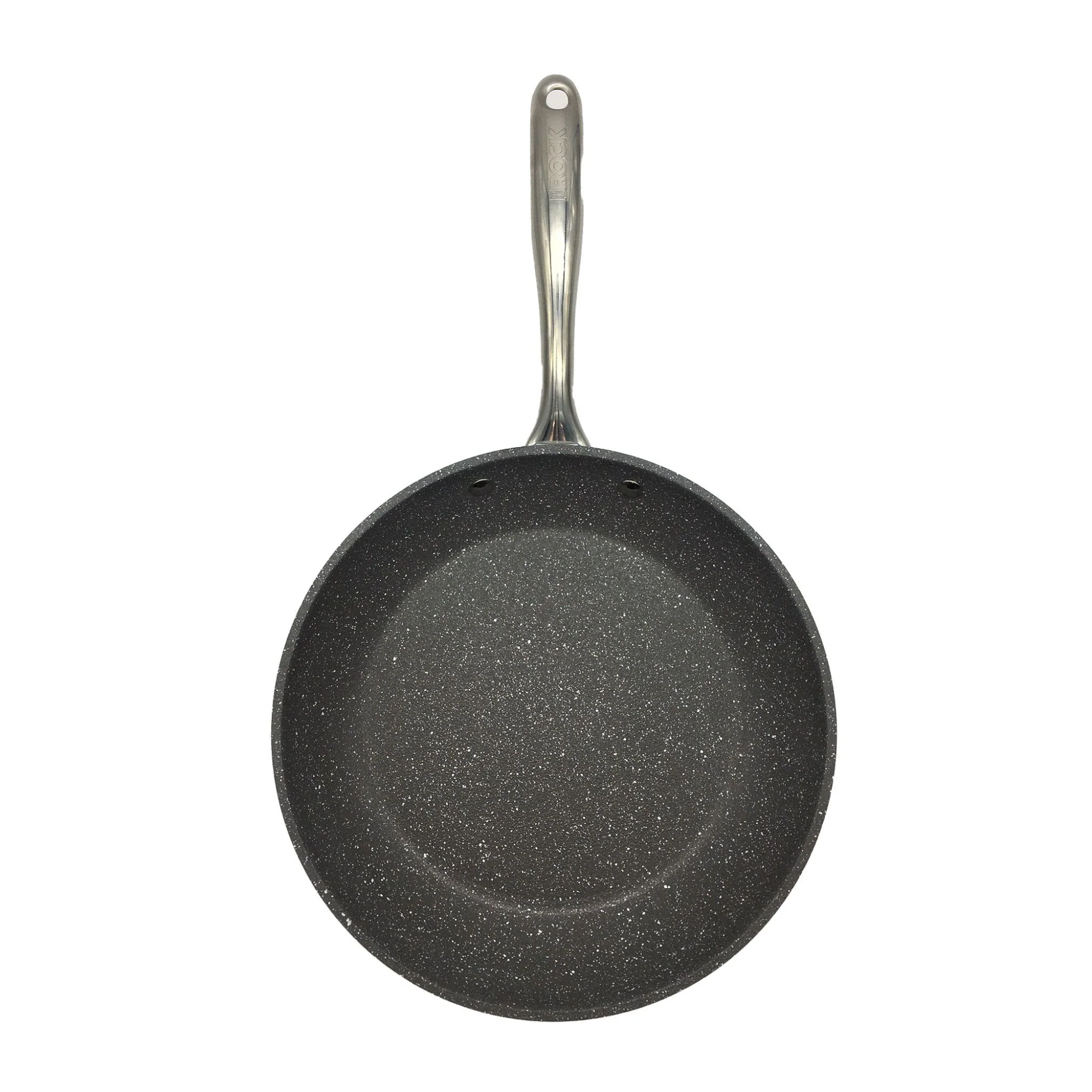 Starfrit The Rock ZERO 11" Ceramic Non-Stick Fry Pan - Black/Silver - Image 2