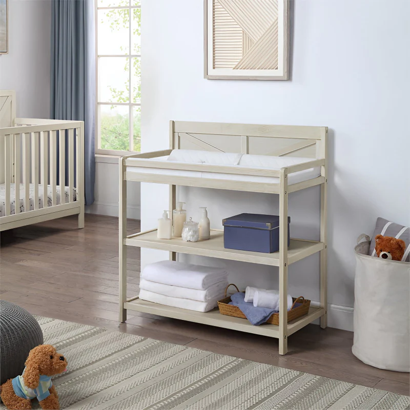 Suite Bebe Barnside Changing Table - Washed Gray - Image 3