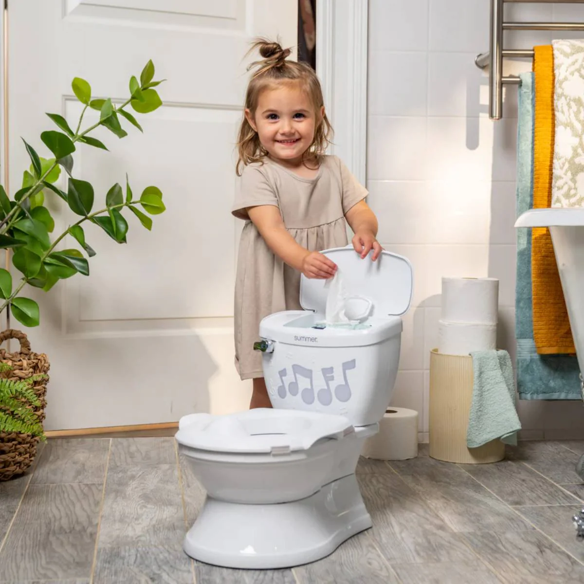 Summer Infant My Size Potty Lights & Songs Transitions - White - Image 7