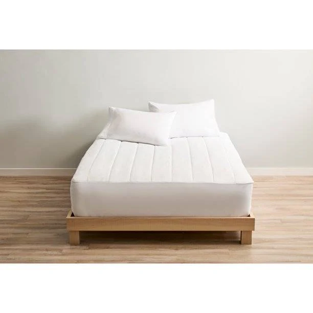 Sunbeam Polyester Twin Size Heated Mattress Pad with Wi-Fi - White - Image 2