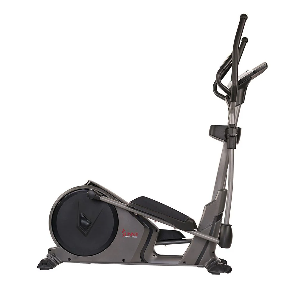 Sunny Magnetic Elliptical Cross Trainer Machine with Pulse Sensors and Device Holder