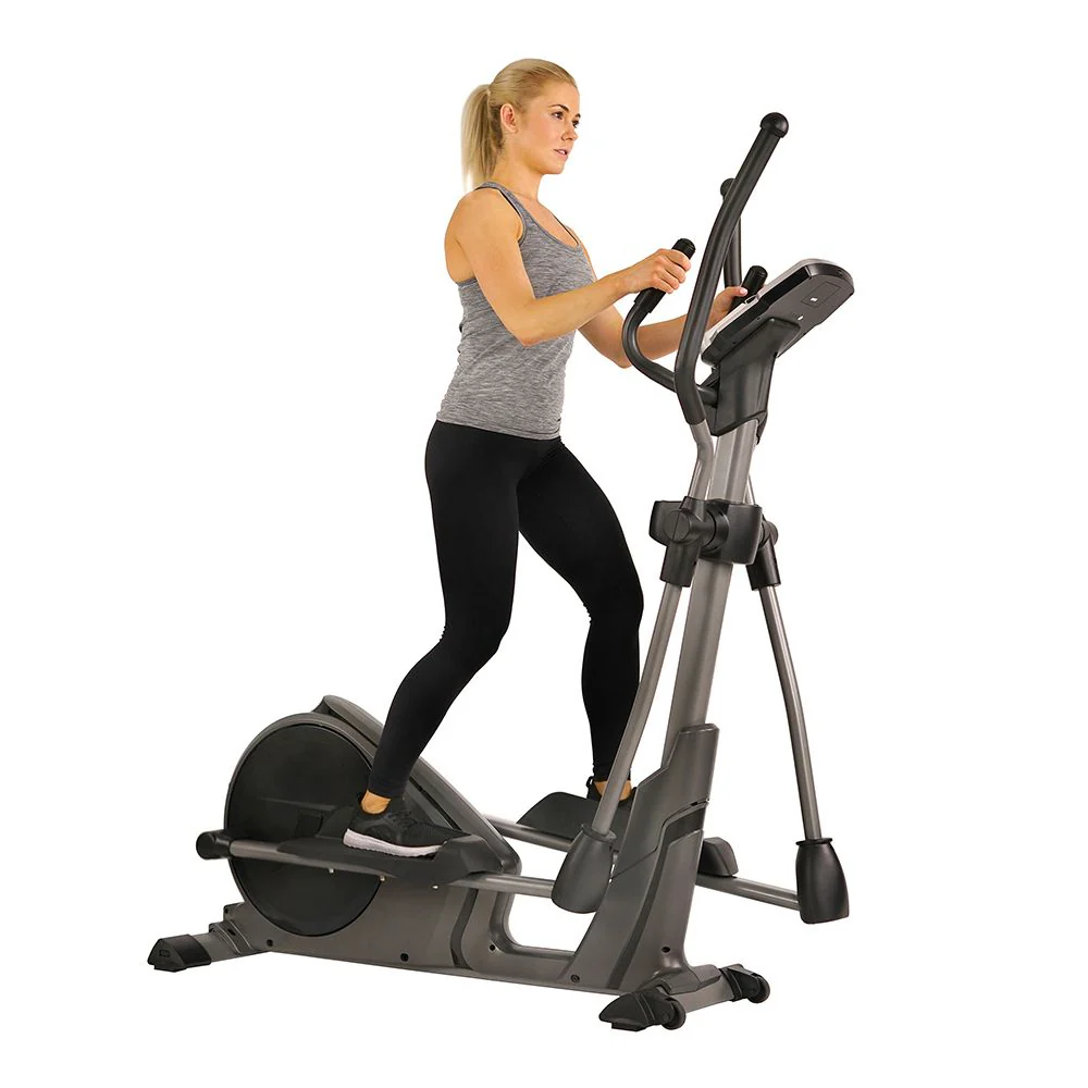 Sunny Magnetic Elliptical Cross Trainer Machine with Pulse Sensors and Device Holder - Image 5