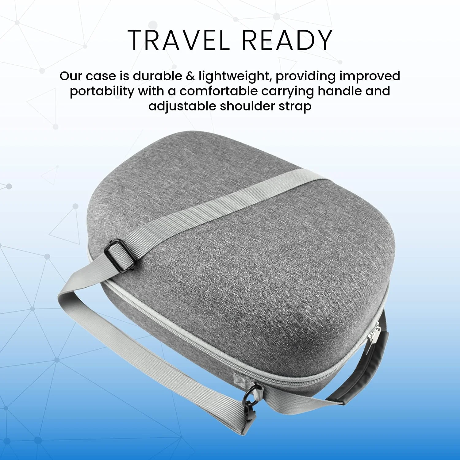 Surge Protective Travel Case for PlayStation/VR2 Headset & Controllers - Gray - Image 5