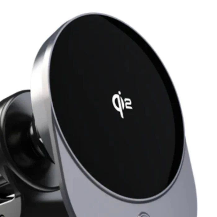 Tekya Qi MagMount2 3-in-1 Wireless Charging Car Dash and Vent Mount - Black - Image 2