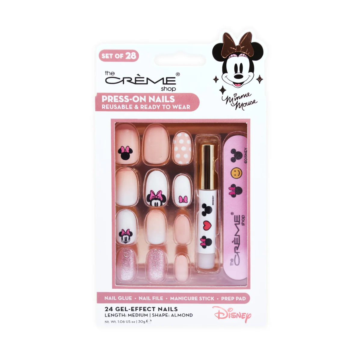 The Crème Shop x Disney Minnie Press-On Nails