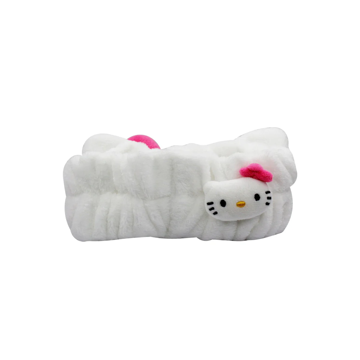 The CrÃ¨me Shop x Hello Kitty Headband with Signature Bow - White/Pink - Image 2