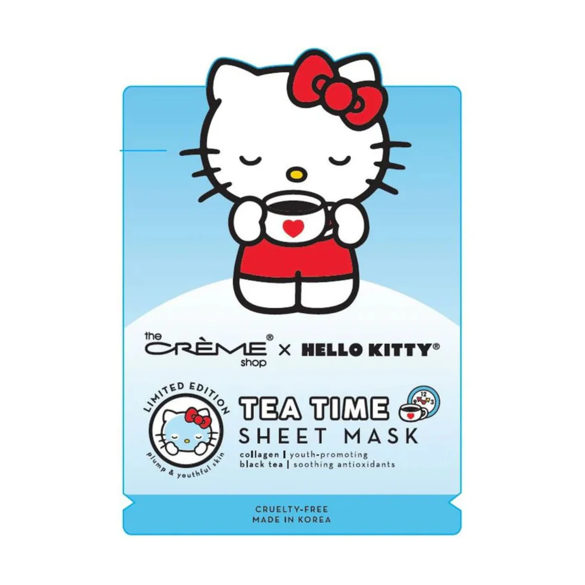 The CrÃ¨me Shop x Sanrio Hello Kitty Limited Edition Tea Time Sheet Mask