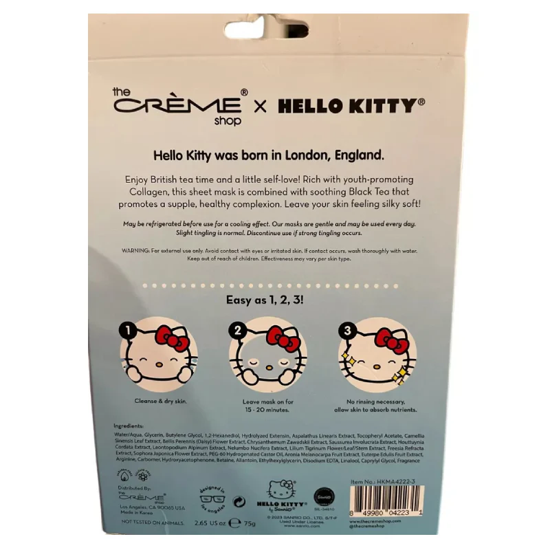 The CrÃ¨me Shop x Sanrio Hello Kitty Limited Edition Tea Time Sheet Mask - Image 2