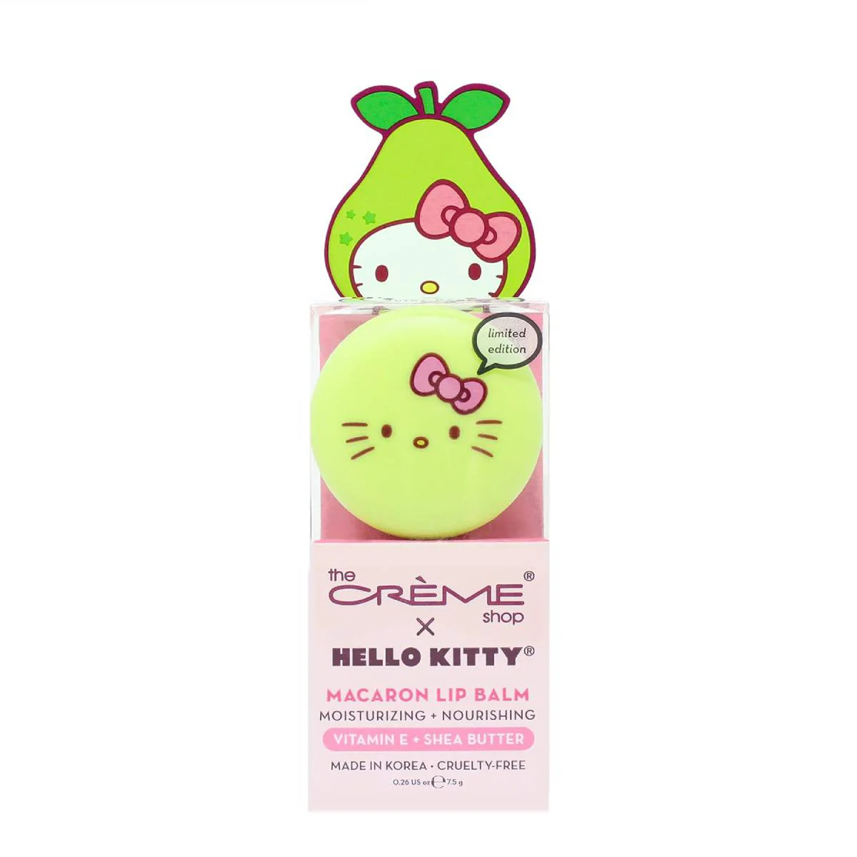 The Creme Shop Macaron Lip Balm - Juicy Pear - Image 3