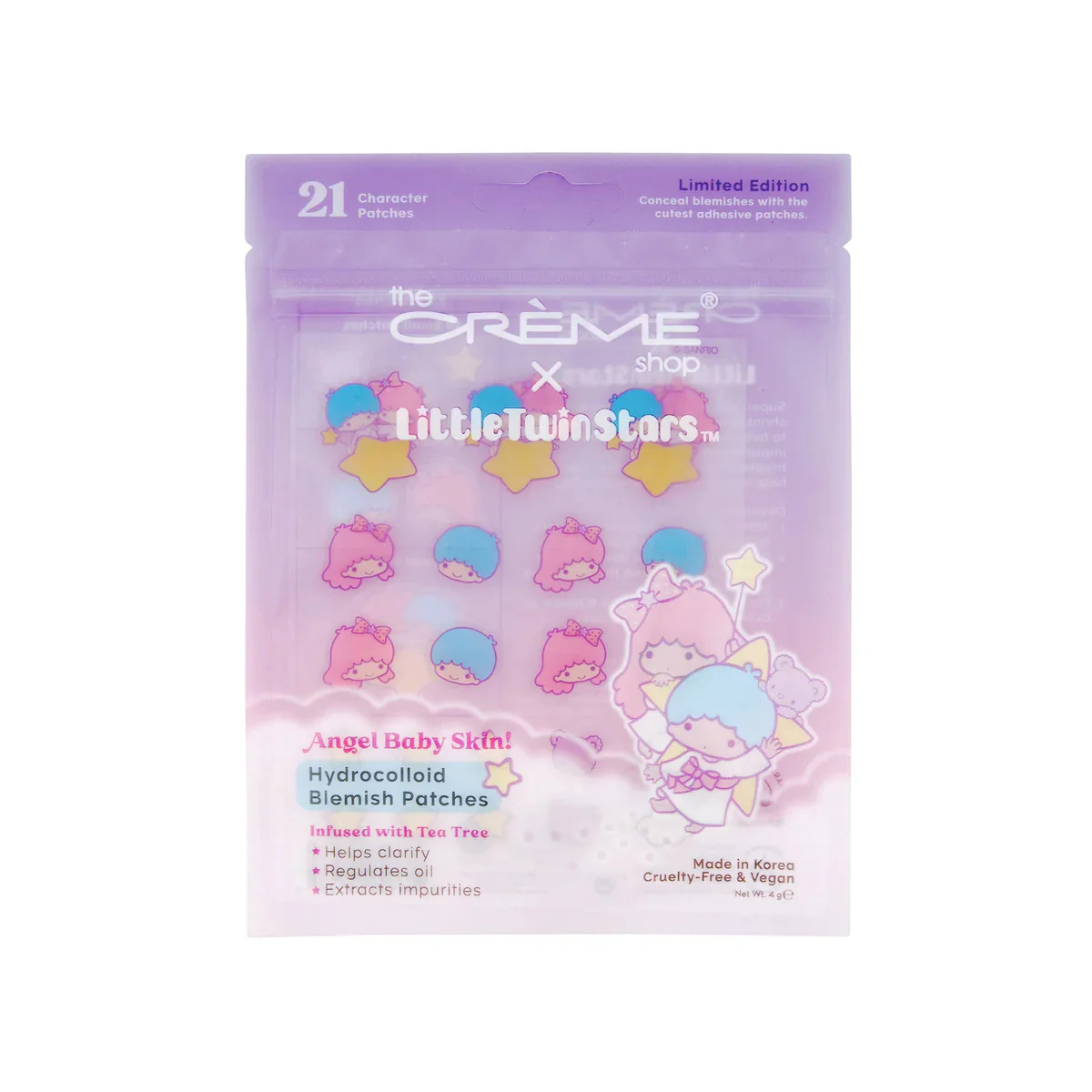 The Creme Shop X Little Twin Stars Angel Baby Skin Hydrocolloid Blemish Patches - Image 2