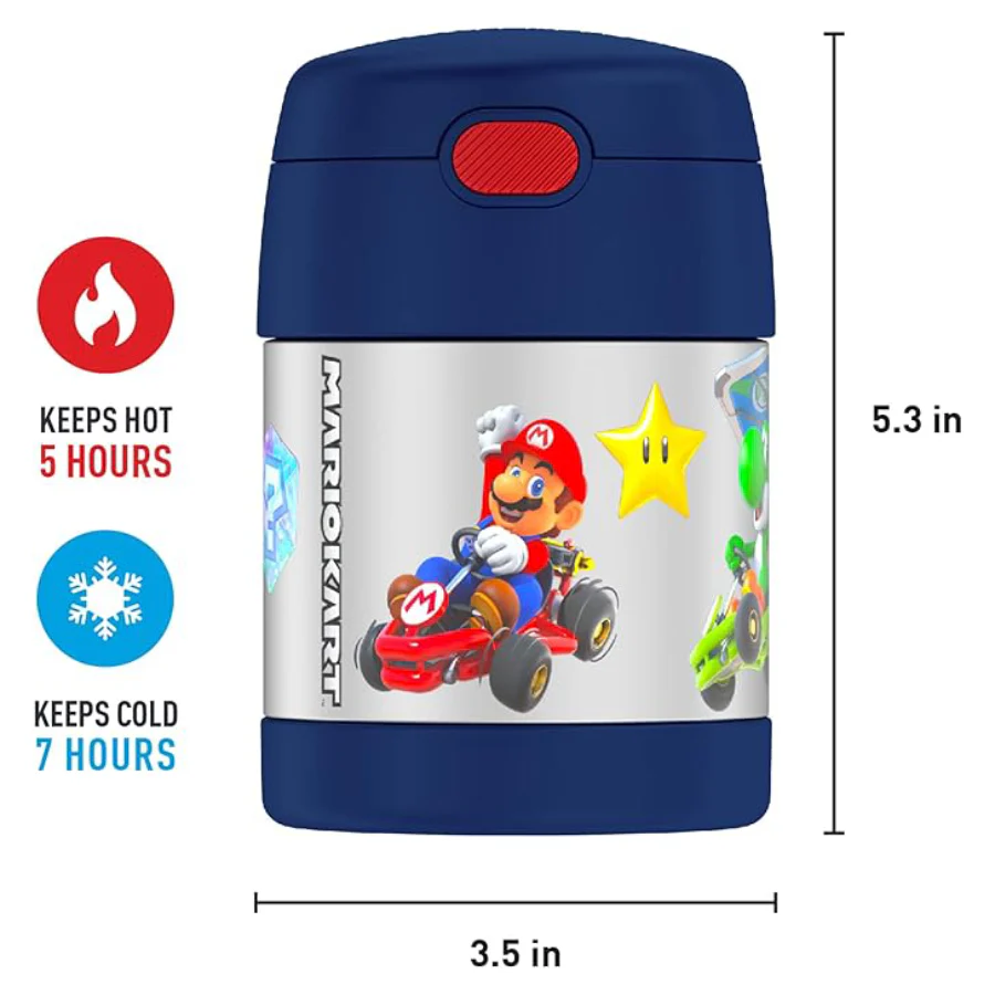 Thermos Funtainer Mario Kart 10 oz Food Jar - Blue - Image 4