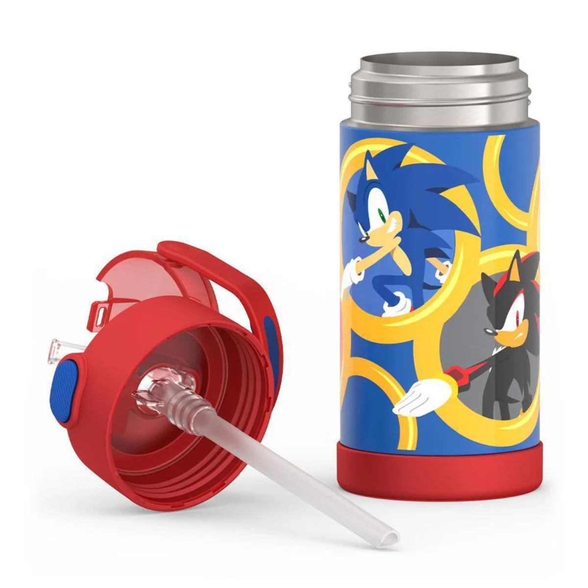 Thermos Funtainer Sonic 12 oz Water Bottle with Straw - Multicolor - Image 5