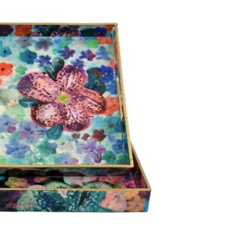 Three Hands 19" Rectangular Tray Set - Image 2