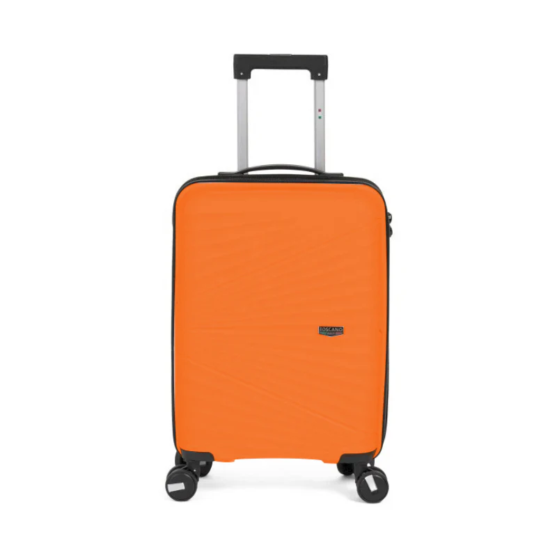 Toscano Ditta Hardside Spinner Wheel Luggage Suitcase - Orange - Image 3
