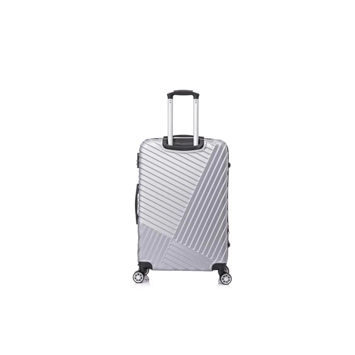 Toscano Prodigio 20" Carry On Hardside Luggage Suitcase - Titanium Silver - Image 3
