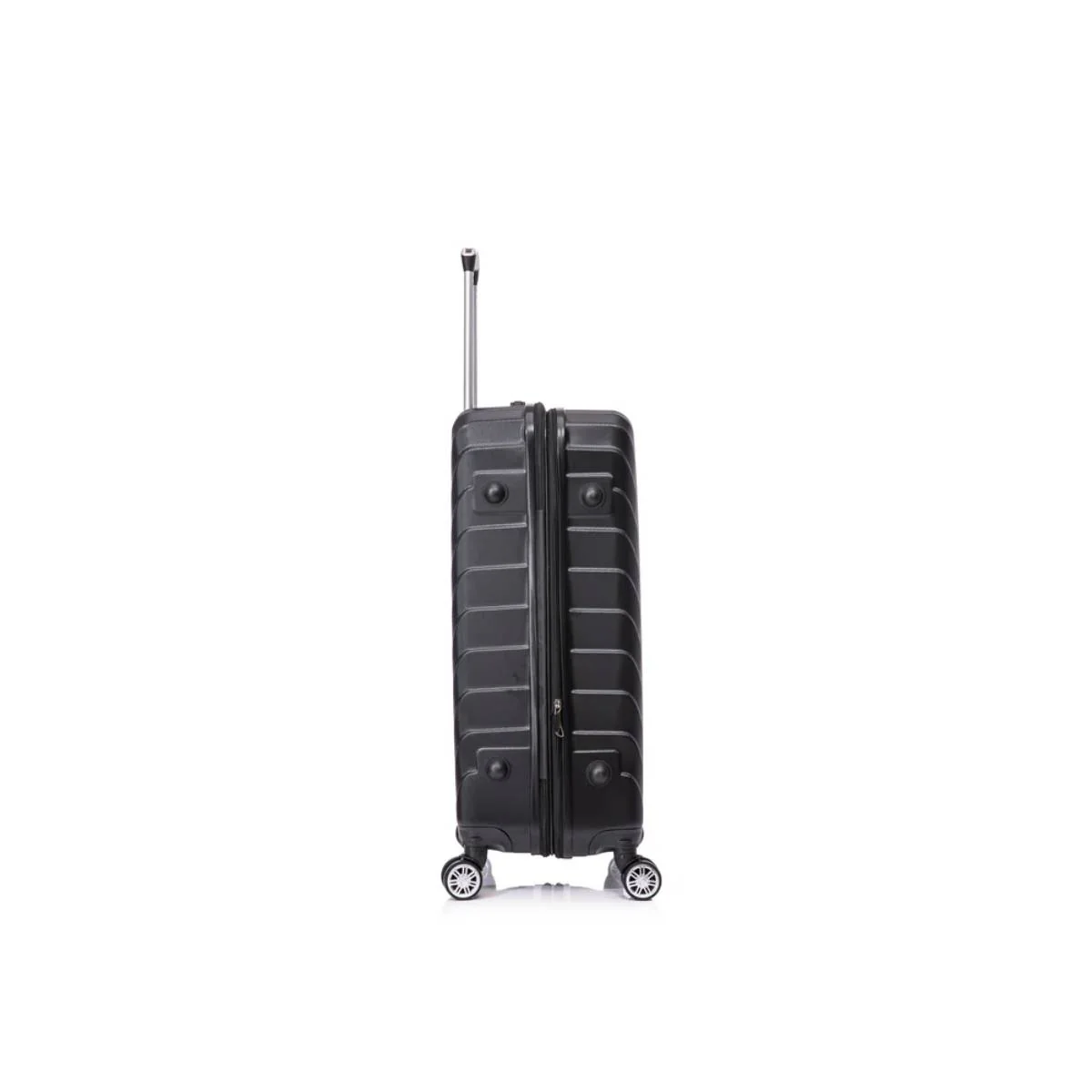 Toscano Prodigio 28" Hardside Spinner Wheel Luggage Suitcase - Jet Black - Image 2