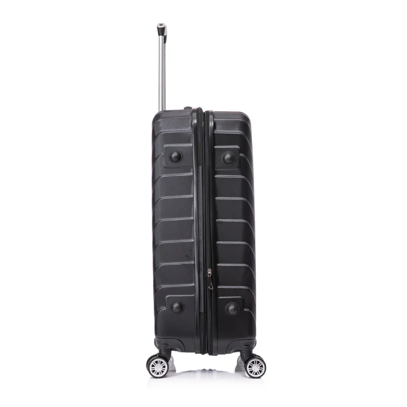 Toscano Prodigio 30" Luggage Suitcase - Jet Black - Image 2