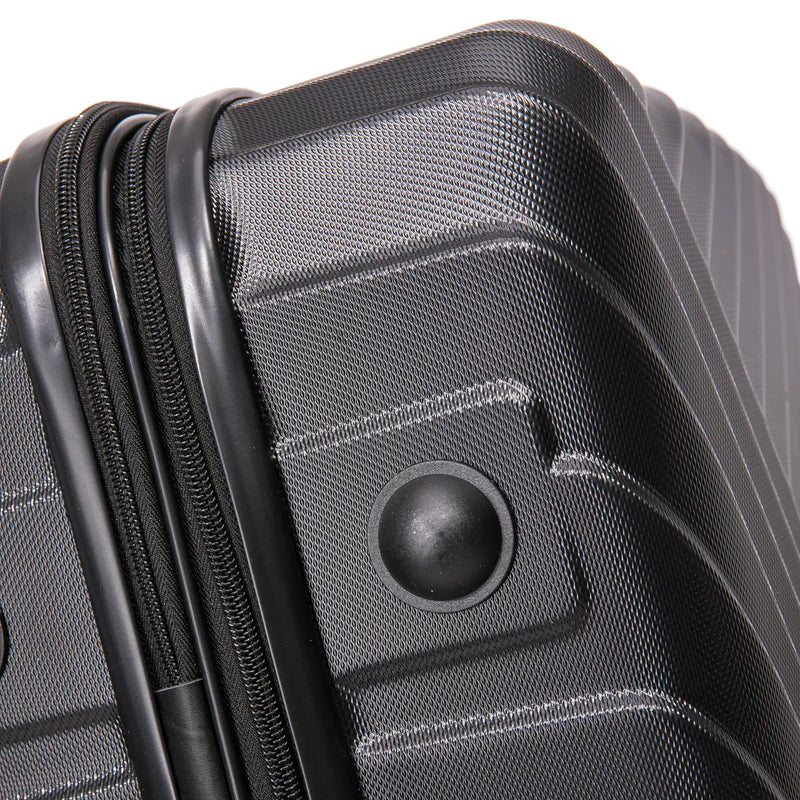 Toscano Prodigio 30" Luggage Suitcase - Jet Black - Image 4