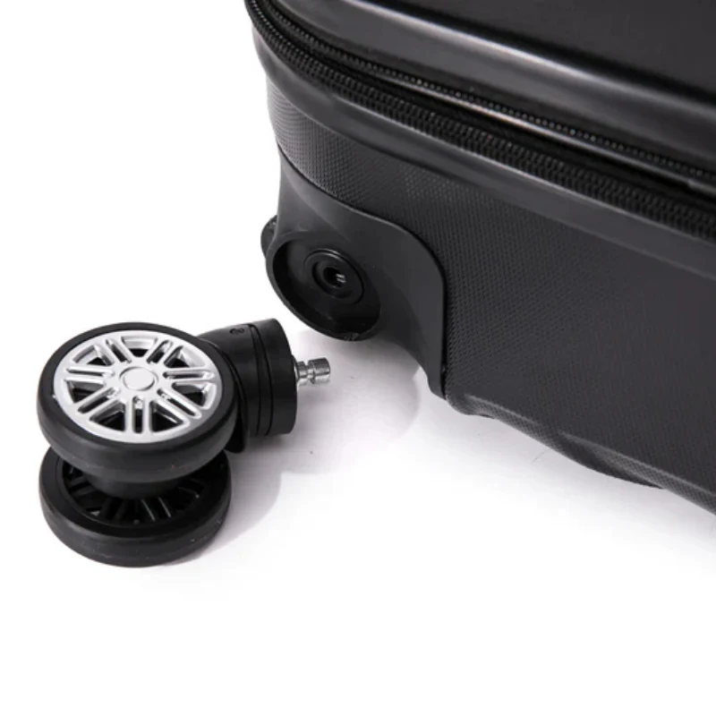 Toscano Prodigio 32" Luggage Suitcase - Jet Black - Image 5
