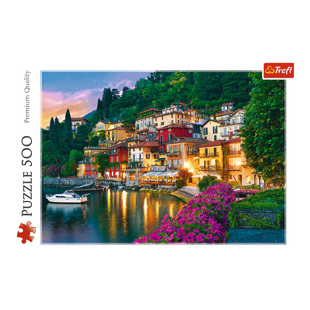 Trefl Lake Como, Italy Jigsaw Puzzle (500-Pieces) - Image 2