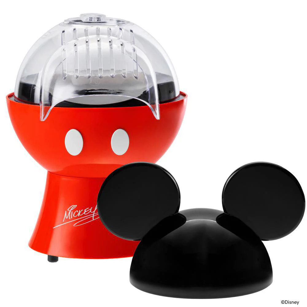 Uncanny Brands POPDIMMM1 Disney Mickey Mouse Popcorn Maker - Red/Black - Image 2