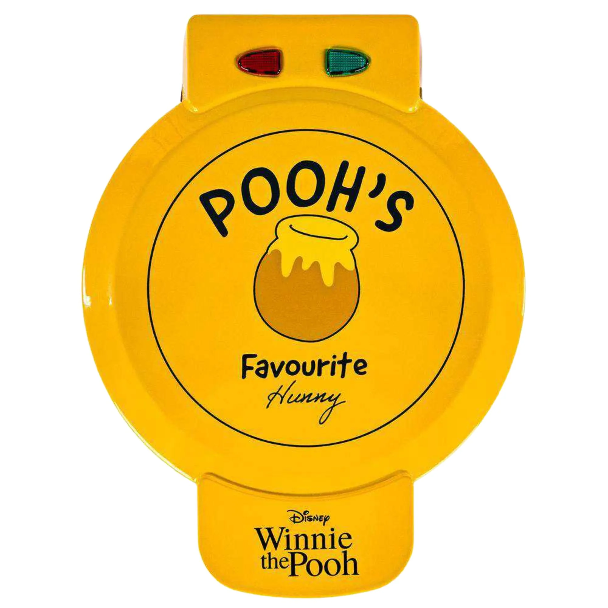 Uncanny Brands WM1/DIW/WP1 Disney Winnie the Pooh Waffle Maker - Yellow/Red