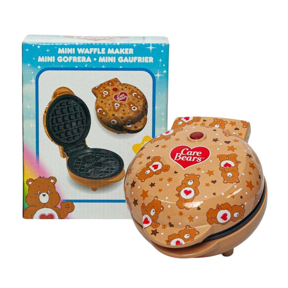 Uncanny Brands WM3/CBE/TH1 Care Bears Tenderheart Mini Waffle Maker - Brown - Image 2