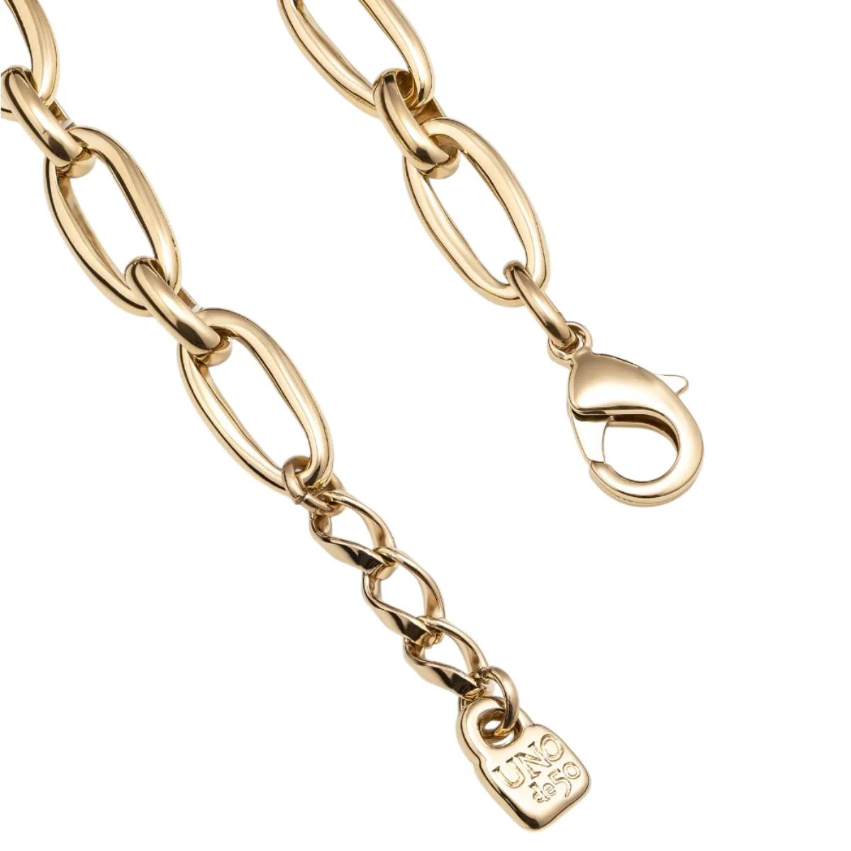 UNOde50 Alien Unisex Medium Oval Link Chain Bracelet in Metal - Image 5