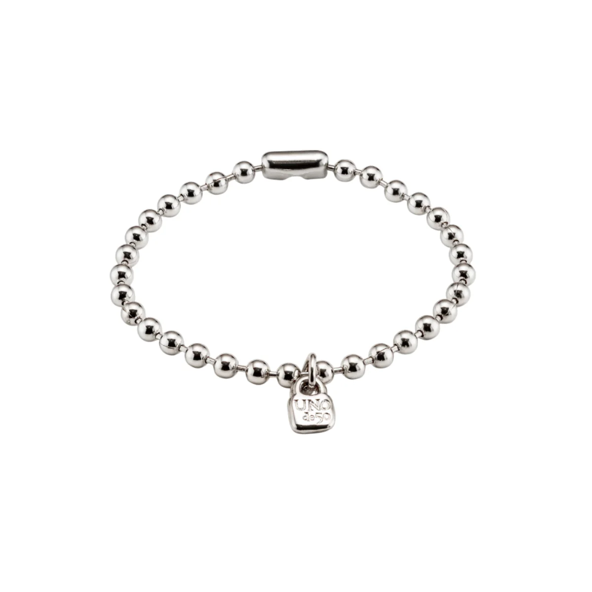 UNOde50 Emotions Unisex Beaded Charm Bracelet in Metal