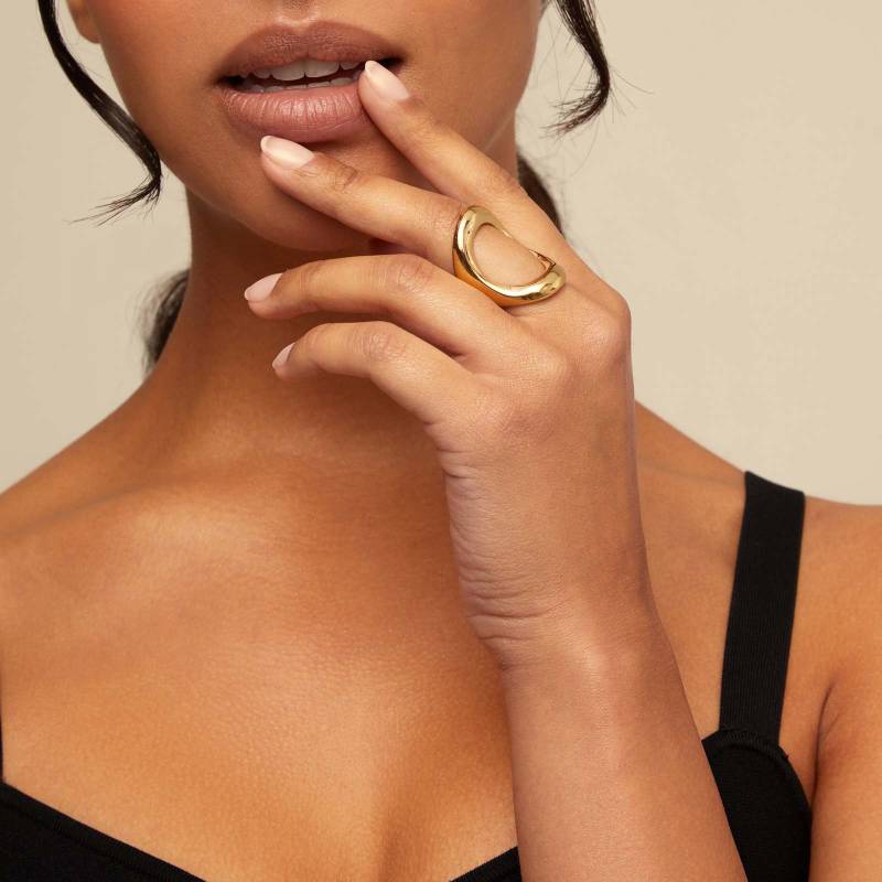 UNOde50 Grateful Women's Central Oval Ring in Metal - Image 11