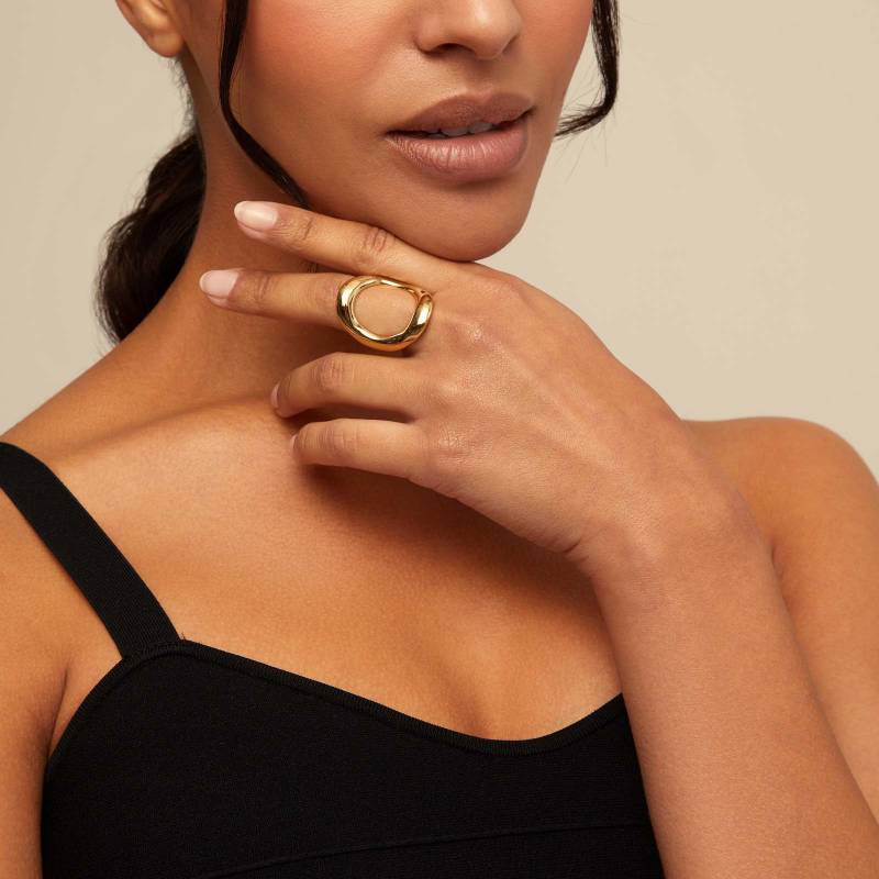 UNOde50 Grateful Women's Central Oval Ring in Metal - Image 16