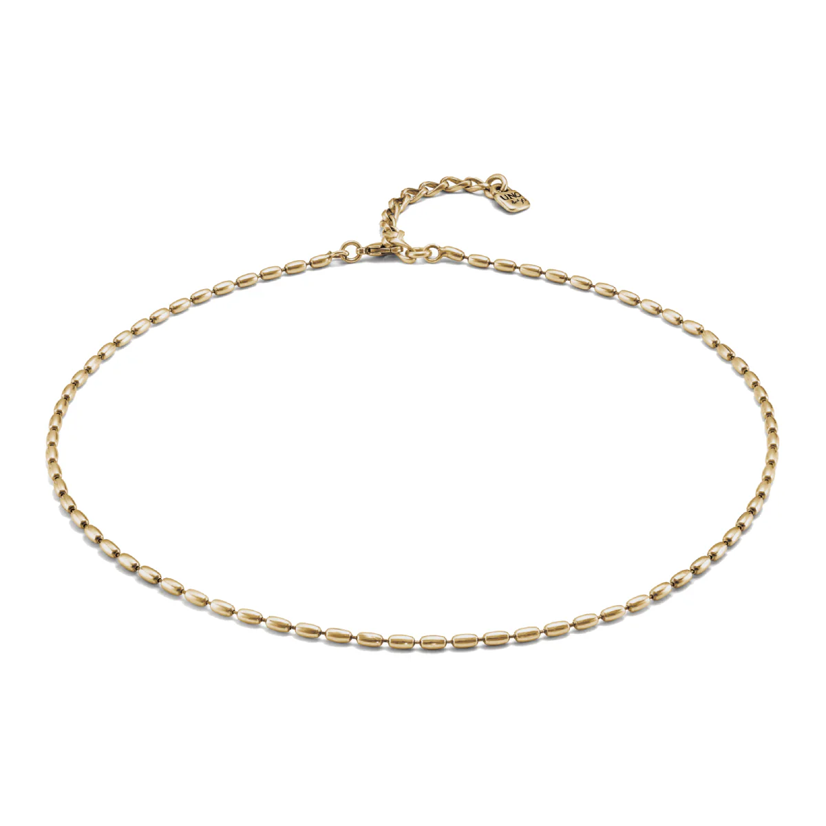 UNOde50 Mychain Unisex Short Oval Link Necklace in Metal - Image 5