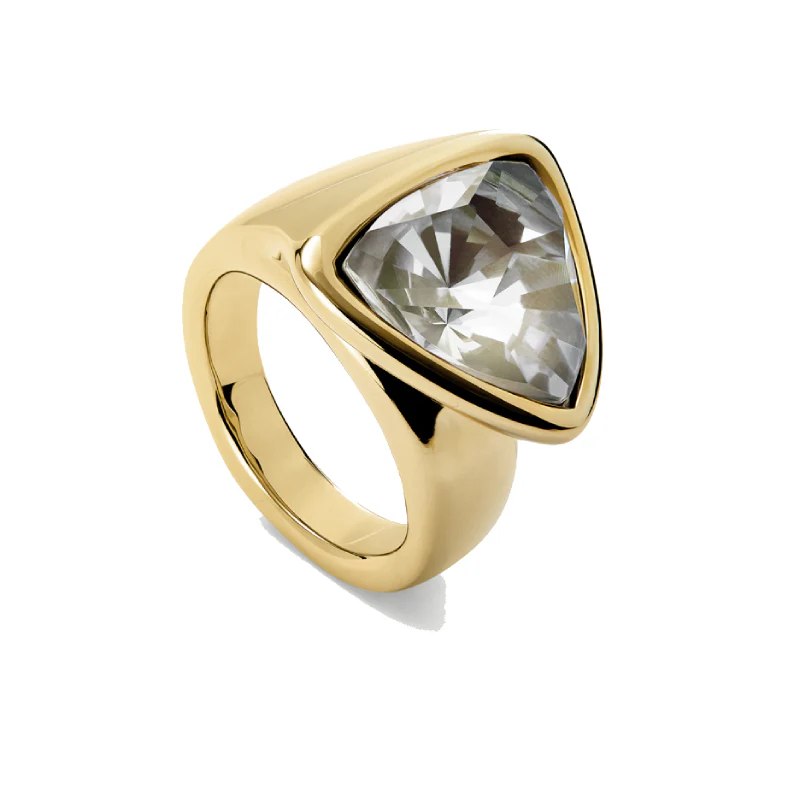 UNOde50 Ser Camaleonica Women's Crystal Ring in 18K Gold-Plating over Metal - Image 7