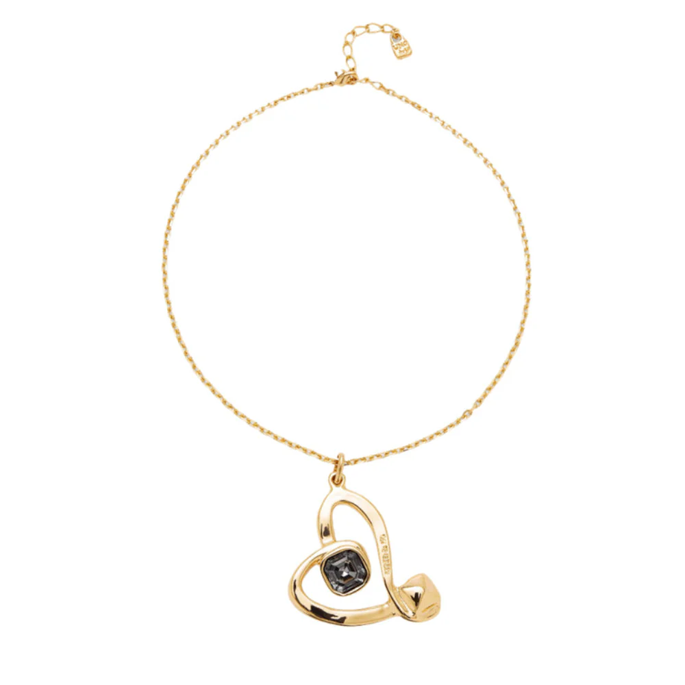 UNOde50 Ser Expresiva Women's Black Crystal Pendant Necklace in Metal Alloy - Image 4