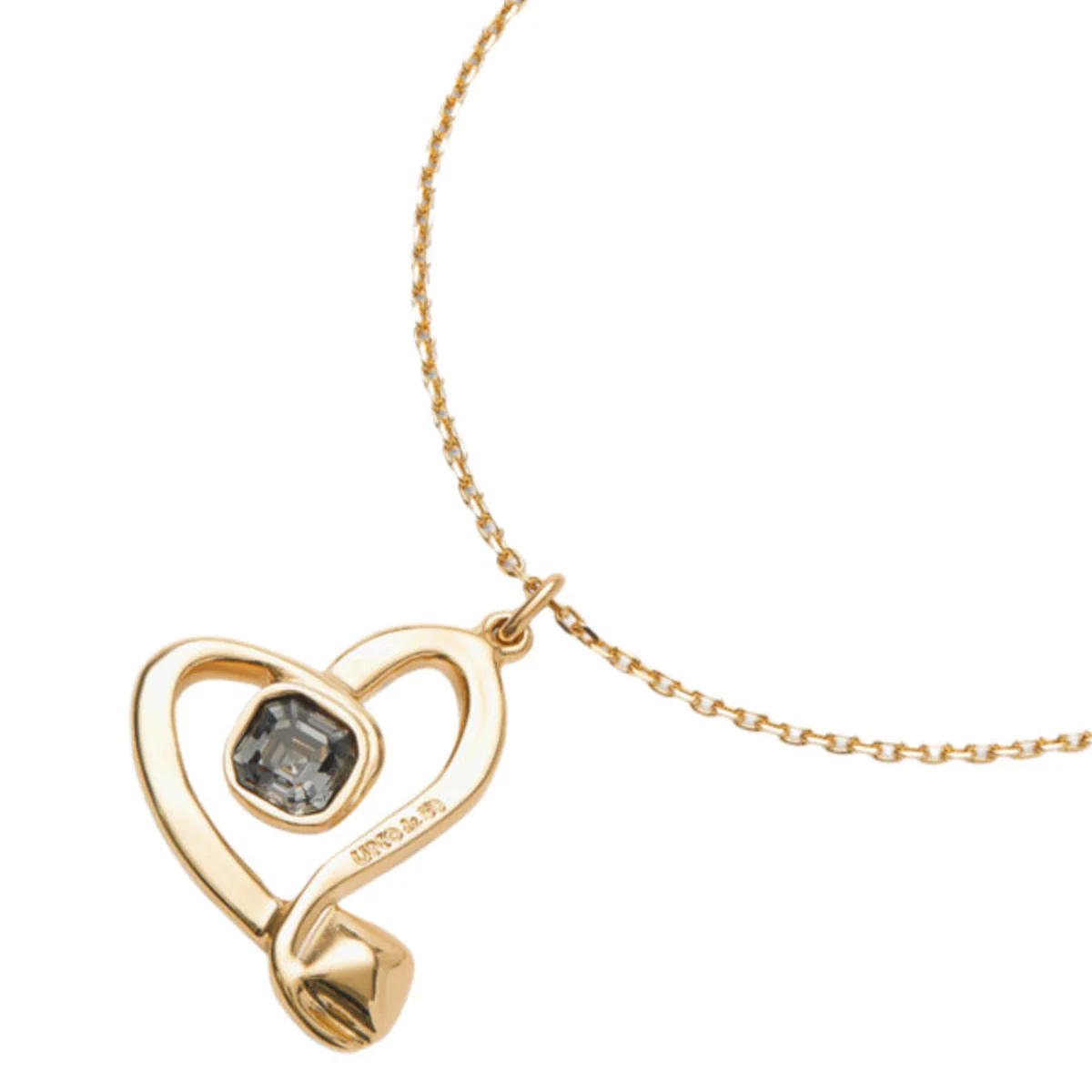 UNOde50 Ser Expresiva Women's Black Crystal Pendant Necklace in Metal Alloy - Image 5